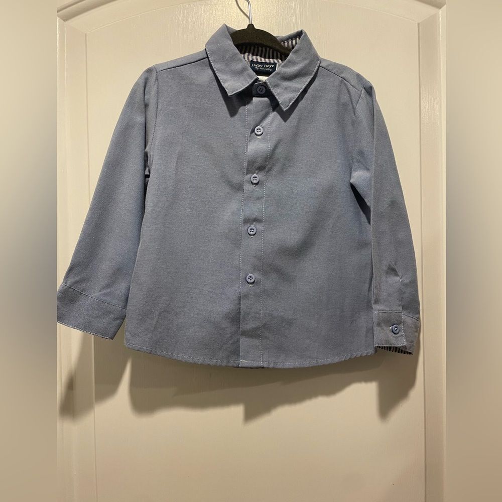 Baby Boy by Nannette Classic Blue Kids Shirt size 2T